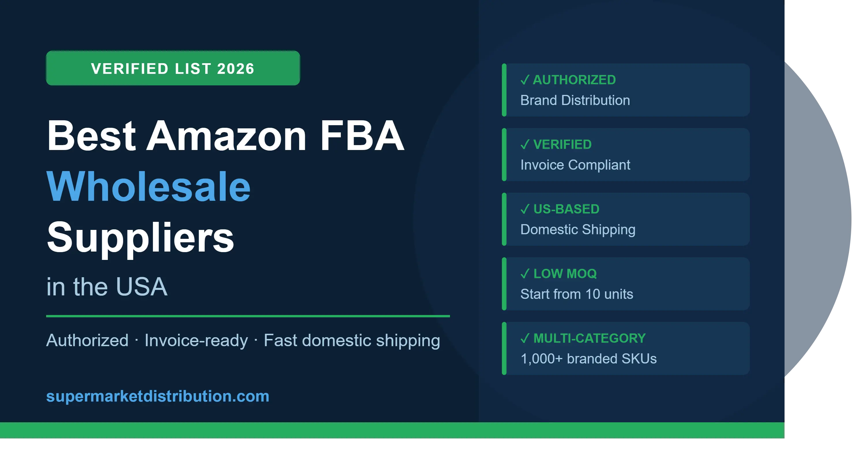 Best Amazon FBA Wholesale Suppliers in the USA (2026 Verified List)